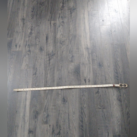 Elegant Gold and Tan Women's Belt - Picture 3 of 11